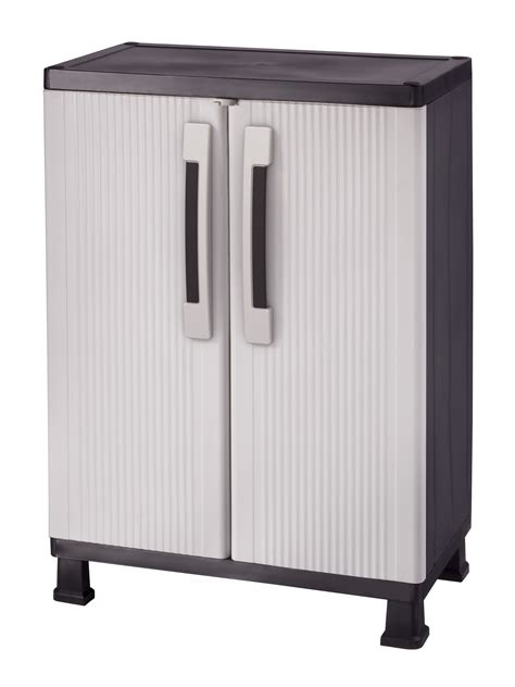The cabinet is perfect for those areas in and around the home that lack storage space. . Keter utility cabinet